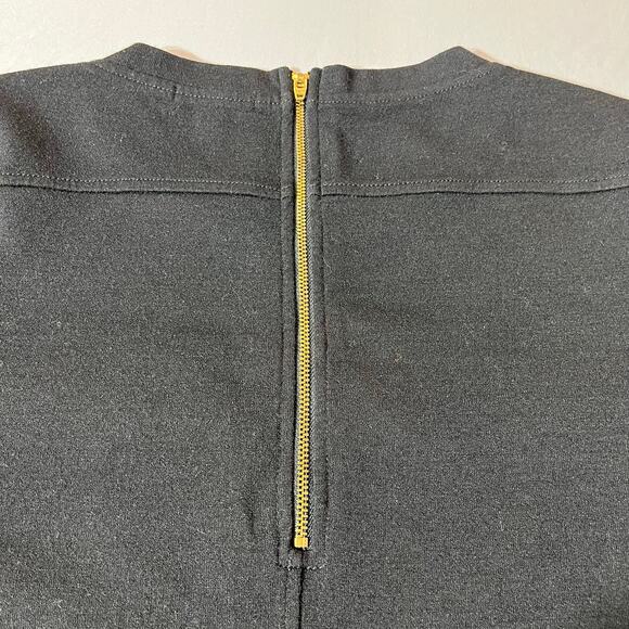 J. Crew Shift Dress Wool Zipper Pockets Women's Size 12 - Picture 6 of 13